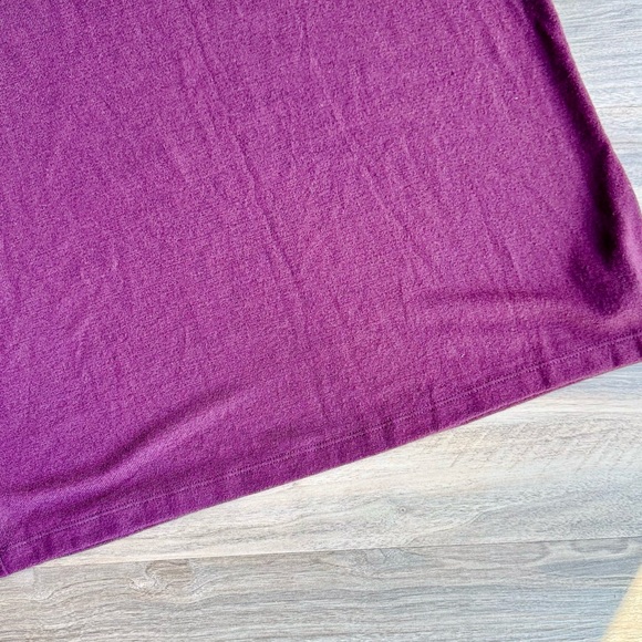 NWT GAP Velvet Sleeve Knit Dress Women’s Small – Vamp Red Long Sleeve Shift - Picture 9 of 14